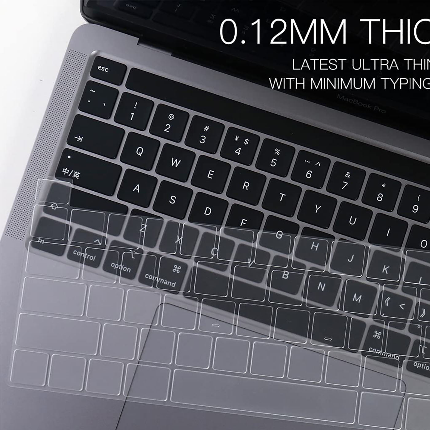Keyboard Cover Skin For MacBook Pro 13 Pro 16 A2338 A2289 A2251 A2141 M1 M2 2020 to 2023 Clear V324-A2251-KEY-CLEAR