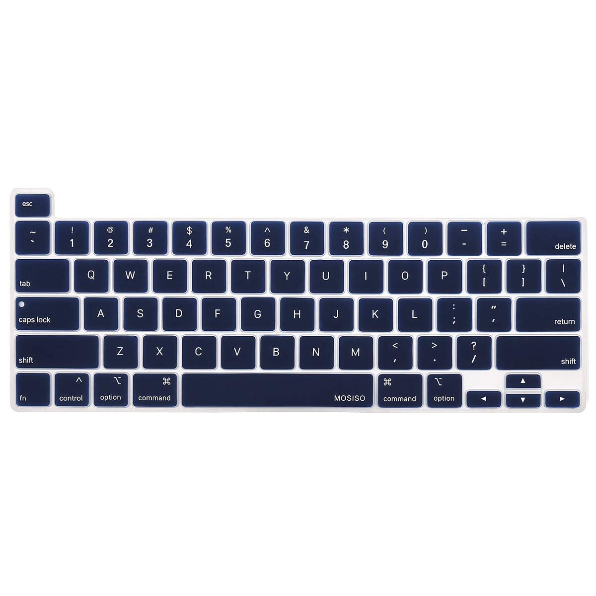 Keyboard Cover Skin For MacBook Pro 13 Pro 16 A2338 A2289 A2251 A2141 M1 M2 2020 to 2023 Navy Blue V324-A2251-KEY-NB