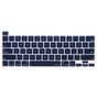 Keyboard Cover Skin For MacBook Pro 13 Pro 16 A2338 A2289 A2251 A2141 M1 M2 2020 to 2023 Navy Blue V324-A2251-KEY-NB