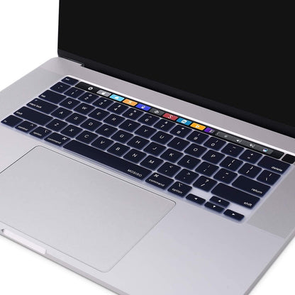 Keyboard Cover Skin For MacBook Pro 13 Pro 16 A2338 A2289 A2251 A2141 M1 M2 2020 to 2023 Navy Blue V324-A2251-KEY-NB
