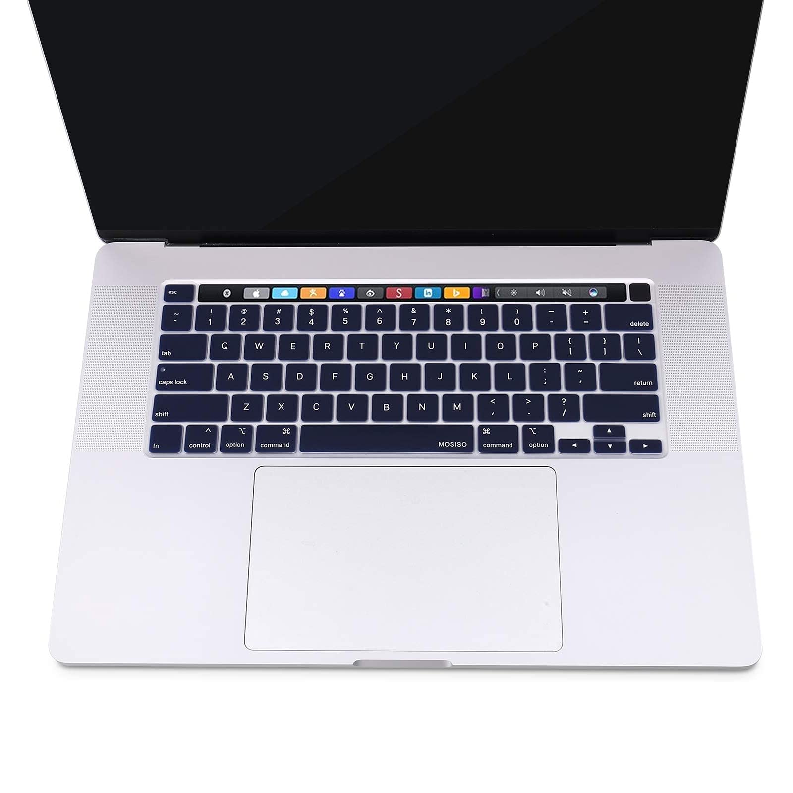 Keyboard Cover Skin For MacBook Pro 13 Pro 16 A2338 A2289 A2251 A2141 M1 M2 2020 to 2023 Navy Blue V324-A2251-KEY-NB