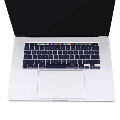 Keyboard Cover Skin For MacBook Pro 13 Pro 16 A2338 A2289 A2251 A2141 M1 M2 2020 to 2023 Navy Blue V324-A2251-KEY-NB