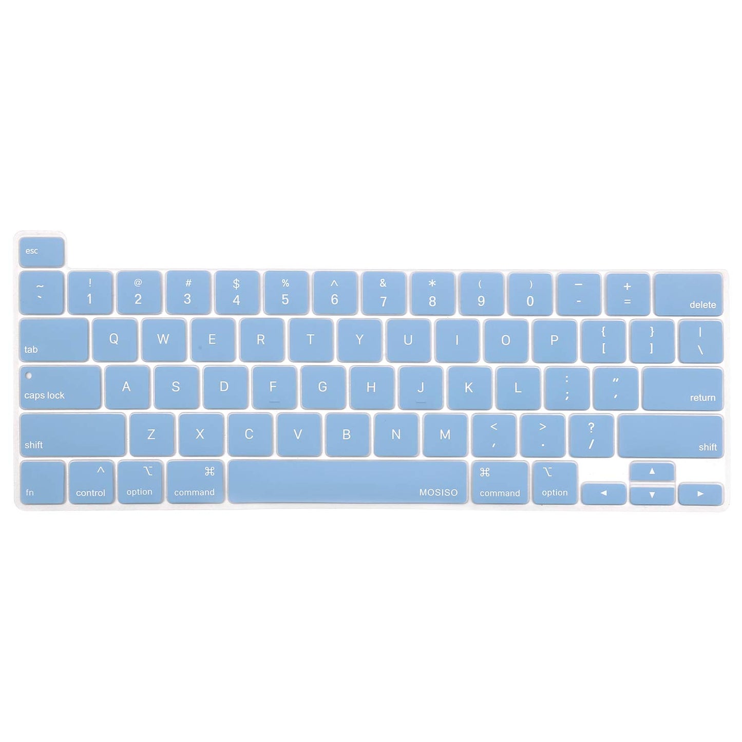 Keyboard Cover Skin For MacBook Pro 13 Pro 16 A2338 A2289 A2251 A2141 M1 M2 2020 to 2023 Sky Blue V324-A2251-KEY-SB