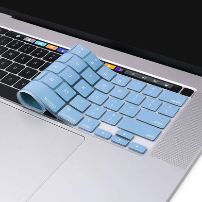 Keyboard Cover Skin For MacBook Pro 13 Pro 16 A2338 A2289 A2251 A2141 M1 M2 2020 to 2023 Sky Blue V324-A2251-KEY-SB