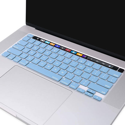 Keyboard Cover Skin For MacBook Pro 13 Pro 16 A2338 A2289 A2251 A2141 M1 M2 2020 to 2023 Sky Blue V324-A2251-KEY-SB