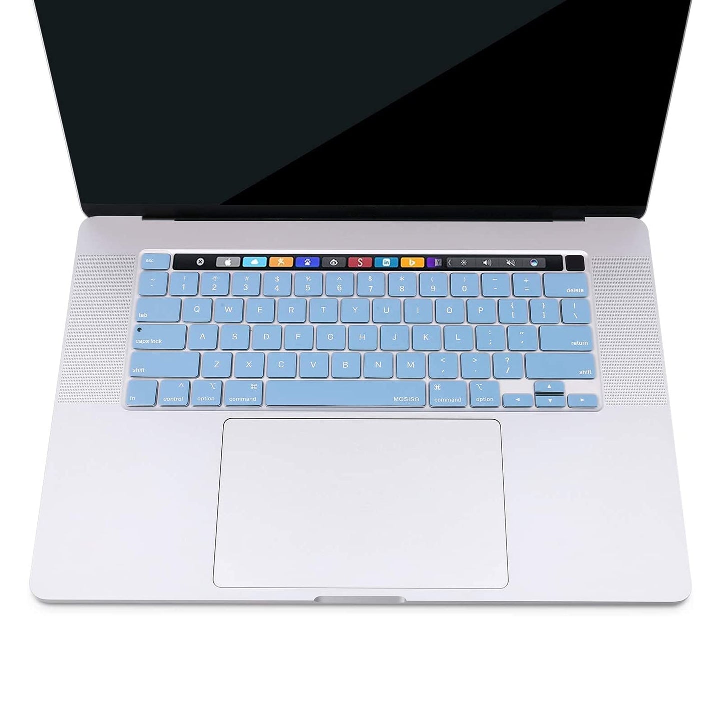 Keyboard Cover Skin For MacBook Pro 13 Pro 16 A2338 A2289 A2251 A2141 M1 M2 2020 to 2023 Sky Blue V324-A2251-KEY-SB