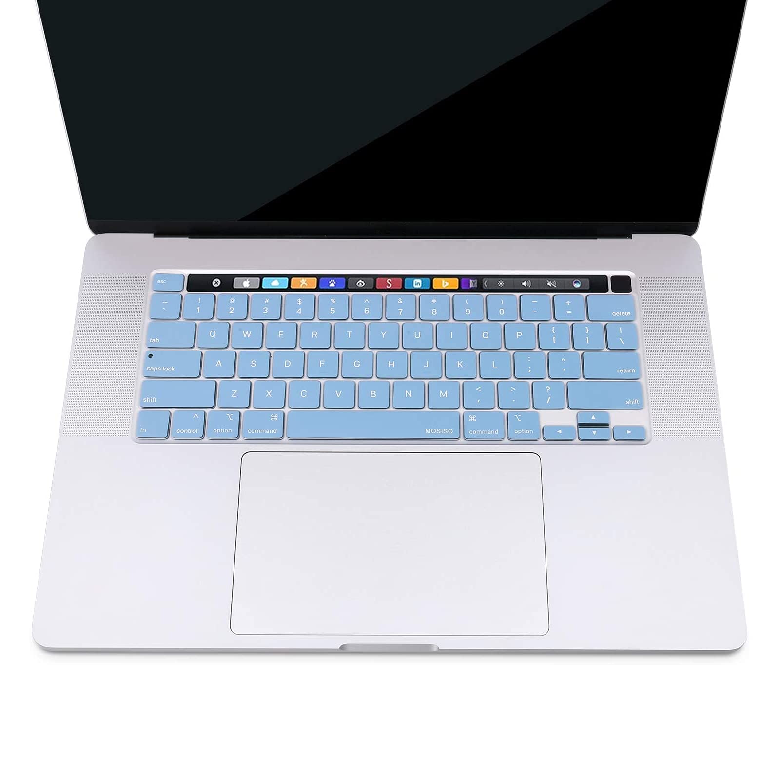 Keyboard Cover Skin For MacBook Pro 13 Pro 16 A2338 A2289 A2251 A2141 M1 M2 2020 to 2023 Sky Blue V324-A2251-KEY-SB