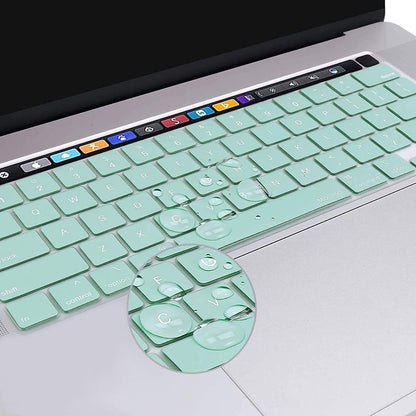 Keyboard Cover Skin For MacBook Pro 13 Pro 16 A2338 A2289 A2251 A2141 M1 M2 2020 to 2023 Mint Green V324-A2251-KEY-TB