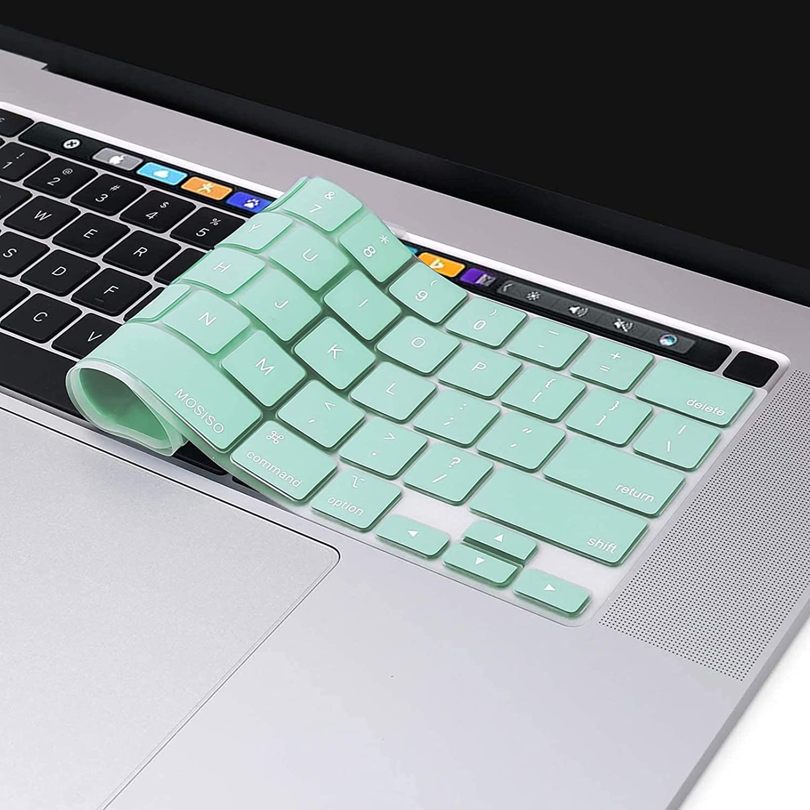 Keyboard Cover Skin For MacBook Pro 13 Pro 16 A2338 A2289 A2251 A2141 M1 M2 2020 to 2023 Mint Green V324-A2251-KEY-TB