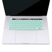 Keyboard Cover Skin For MacBook Pro 13 Pro 16 A2338 A2289 A2251 A2141 M1 M2 2020 to 2023 Mint Green V324-A2251-KEY-TB