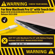 Suitable for Sold Pink MacBook Pro 13 Inch Case 2016-2023 M1 M2 A2338 A2289 A2251 A2159 Hard Shell Case V324-A2251-M-BPINK
