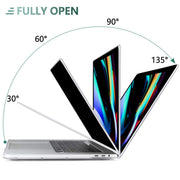MacBook Pro 13 Inch Case 2016-2023 M1 M2 A2338 A2289 A2251 A2159 Hard Shell Case Keyboard Cover White V324-A2251-M-CLEAR