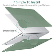 Suitable for Midnight Green MacBook Pro 13 Inch Case 2016-2023 M1 M2 A2338 A2289 A2251 A2159 Hard Shell Case V324-A2251-M-DGREEN