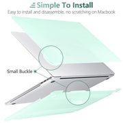 Suitable for Green MacBook Pro 13 Inch Case 2016-2023 M1 M2 A2338 A2289 A2251 A2159 Hard Shell Case Keyboard V324-A2251-M-GREEN