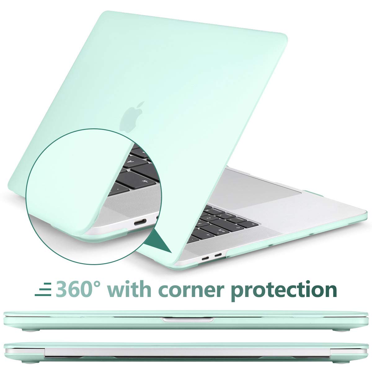 Suitable for Green MacBook Pro 13 Inch Case 2016-2023 M1 M2 A2338 A2289 A2251 A2159 Hard Shell Case Keyboard V324-A2251-M-GREEN
