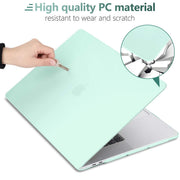 Suitable for Green MacBook Pro 13 Inch Case 2016-2023 M1 M2 A2338 A2289 A2251 A2159 Hard Shell Case Keyboard V324-A2251-M-GREEN