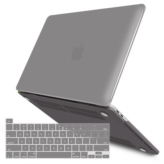 Suitable for Grey MacBook Pro 13 Inch Case 2016-2023 M1 M2 A2338 A2289 A2251 A2159 Hard Shell Case Keyboard V324-A2251-M-GREY