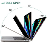 Suitable for Grey MacBook Pro 13 Inch Case 2016-2023 M1 M2 A2338 A2289 A2251 A2159 Hard Shell Case Keyboard V324-A2251-M-GREY