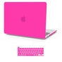 Suitable for Hot Pink MacBook Pro 13 Inch Case 2016-2023 M1 M2 A2338 A2289 A2251 A2159 Hard Shell Case V324-A2251-M-HP