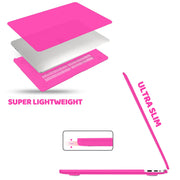 Suitable for Hot Pink MacBook Pro 13 Inch Case 2016-2023 M1 M2 A2338 A2289 A2251 A2159 Hard Shell Case V324-A2251-M-HP