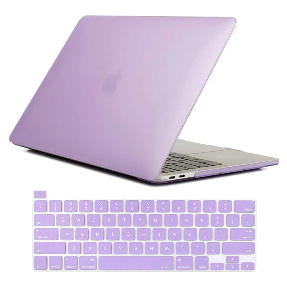 Purple MacBook Pro 13 Inch Case 2016-2023 M1 M2 A2338 A2289 A2251 A2159 Hard Shell Case Keyboard Cover V324-A2251-M-PURPLE