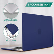 Suitable for MacBook Pro 14 Max Inch Case 2023 2022 2021 M2 A2779 M1 A2442 Hardshell Case Keyboard Cover Blue V324-A2442-M-BLUE
