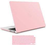 Suitable for MacBook Pro 14 Max Inch Case 2023 2022 2021 M2 A2779 M1 A2442 Hardshell Case Keyboard Cover Sold V324-A2442-M-BPINK