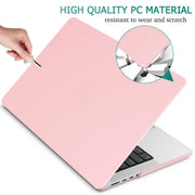 Suitable for MacBook Pro 14 Max Inch Case 2023 2022 2021 M2 A2779 M1 A2442 Hardshell Case Keyboard Cover Sold V324-A2442-M-BPINK