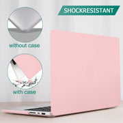 Suitable for MacBook Pro 14 Max Inch Case 2023 2022 2021 M2 A2779 M1 A2442 Hardshell Case Keyboard Cover Sold V324-A2442-M-BPINK