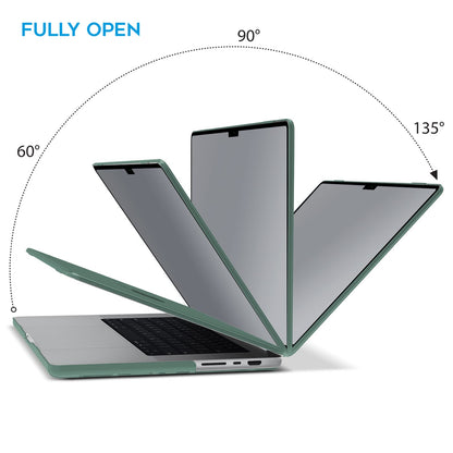 Suitable for MacBook Pro 14 Max Inch Case 2023 2022 2021 M2 A2779 M1 A2442 Hardshell Case Keyboard Cover V324-A2442-M-DGREEN