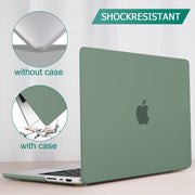 Suitable for MacBook Pro 14 Max Inch Case 2023 2022 2021 M2 A2779 M1 A2442 Hardshell Case Keyboard Cover V324-A2442-M-DGREEN
