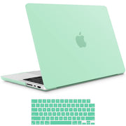 Suitable for MacBook Pro 14 Max Inch Case 2023 2022 2021 M2 A2779 M1 A2442 Hardshell Case Keyboard Cover Green V324-A2442-M-GREEN