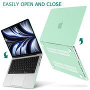 Suitable for MacBook Pro 14 Max Inch Case 2023 2022 2021 M2 A2779 M1 A2442 Hardshell Case Keyboard Cover Green V324-A2442-M-GREEN