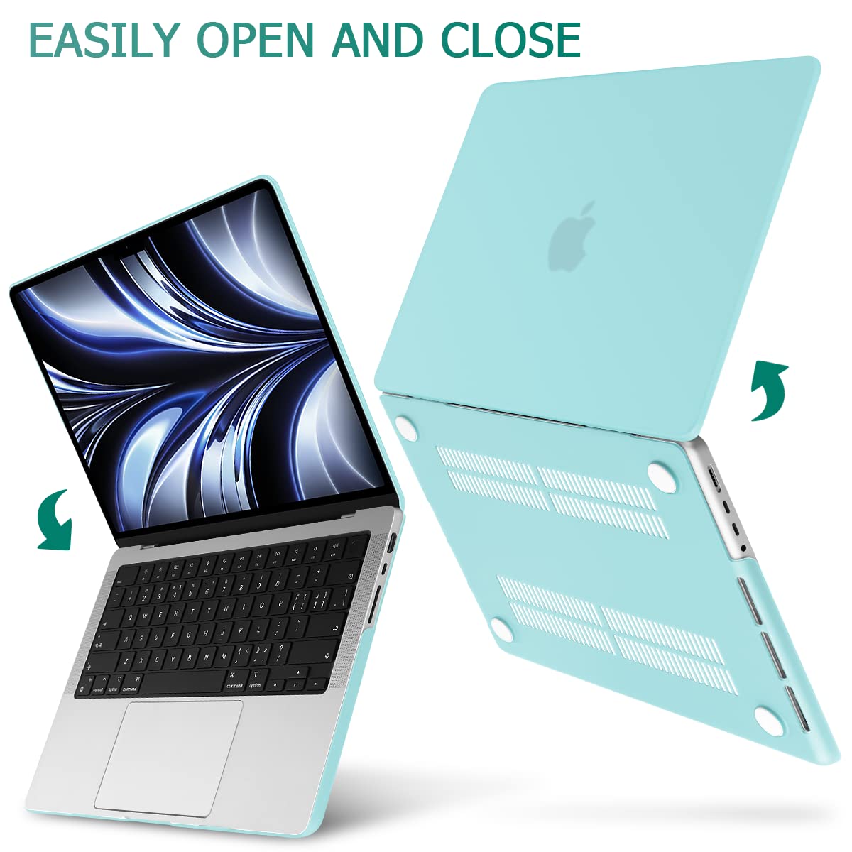 Suitable for MacBook Pro 14 Max Inch Case 2023 2022 2021 M2 A2779 M1 A2442 Hardshell Case Keyboard Cover V324-A2442-M-TB