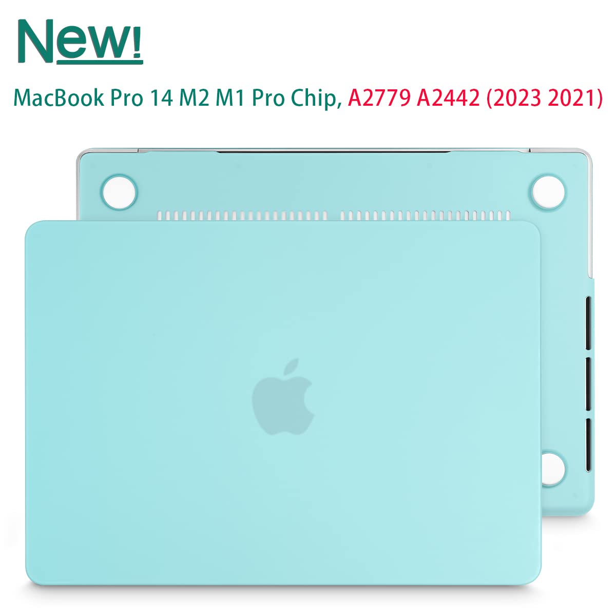 Suitable for MacBook Pro 14 Max Inch Case 2023 2022 2021 M2 A2779 M1 A2442 Hardshell Case Keyboard Cover V324-A2442-M-TB