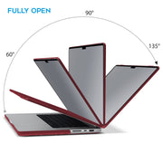 Suitable for MacBook Pro 14 Max Inch Case 2023 2022 2021 M2 A2779 M1 A2442 Hardshell Case Keyboard Cover Wine V324-A2442-M-WR