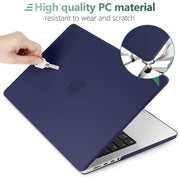 Suitable for MacBook Pro 16 inch Case 2023 2022 2021 M2 A2780 A2485 M1 Pro/Max Hard Shell Case Keyboard Cover V324-A2485-M-BLUE