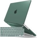 Suitable for MacBook Pro 16 inch Case 2023 2022 2021 M2 A2780 A2485 M1 Pro/Max Hard Shell Case Keyboard Cover V324-A2485-M-DGREEN