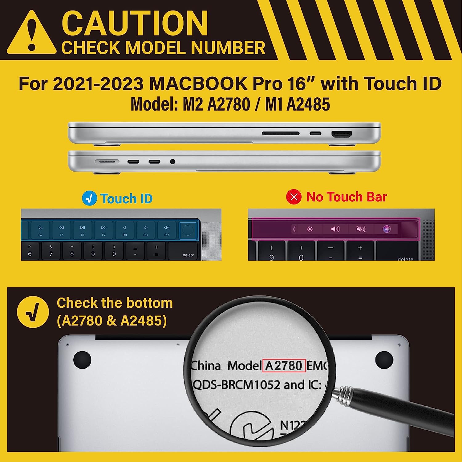 Suitable for MacBook Pro 16 inch Case 2023 2022 2021 M2 A2780 A2485 M1 Pro/Max Hard Shell Case Keyboard Cover V324-A2485-M-DGREEN