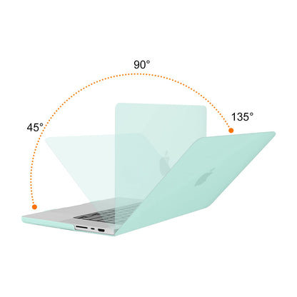 Suitable for MacBook Pro 16 inch Case 2023 2022 2021 M2 A2780 A2485 M1 Pro/Max Hard Shell Case Keyboard Cover V324-A2485-M-GREEN