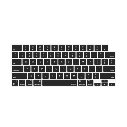 Keyboard Cover Skin For MacBook Air Pro 13 13.6 14 15.3 16 A2442 A2779 A2485 A2780 A2681 A2941 M1 M2 2021 to V324-A2681-KEY-BLACK
