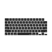 Keyboard Cover Skin For MacBook Air Pro 13 13.6 14 15.3 16 A2442 A2779 A2485 A2780 A2681 A2941 M1 M2 2021 to 2023 Black