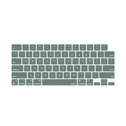 Keyboard Cover Skin For MacBook Air Pro 13 13.6 14 15.3 16 A2442 A2779 A2485 A2780 A2681 A2941 M1 M2 2021 to V324-A2681-KEY-DGREEN