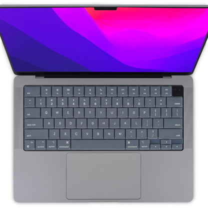 Keyboard Cover Skin For MacBook Air Pro 13 13.6 14 15.3 16 A2442 A2779 A2485 A2780 A2681 A2941 M1 M2 2021 to V324-A2681-KEY-GREY