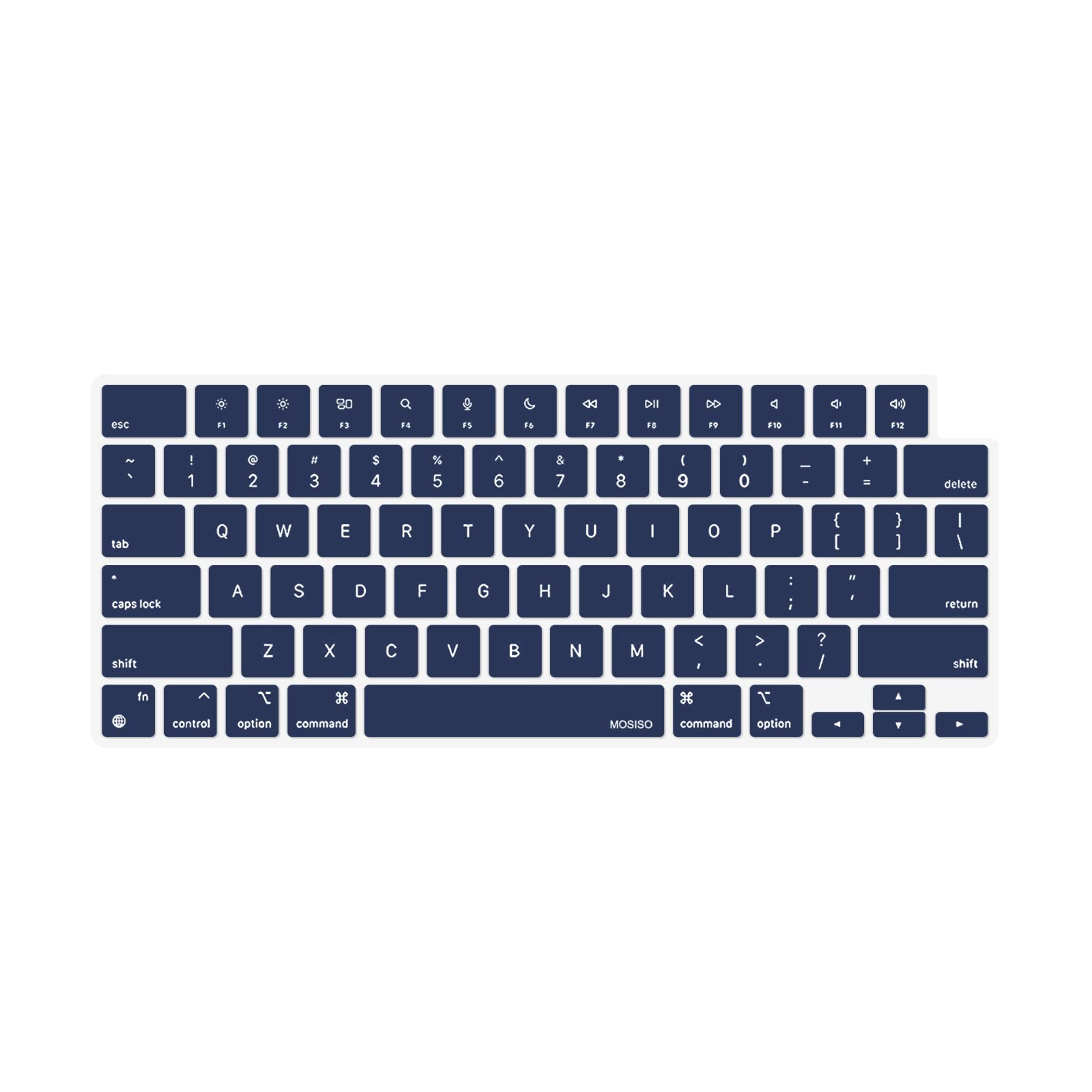 Keyboard Cover Skin For MacBook Air Pro 13 13.6 14 15.3 16 A2442 A2779 A2485 A2780 A2681 A2941 M1 M2 2021 to V324-A2681-KEY-NB