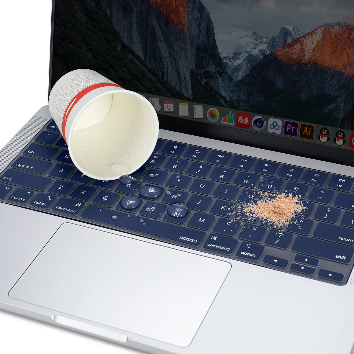Keyboard Cover Skin For MacBook Air Pro 13 13.6 14 15.3 16 A2442 A2779 A2485 A2780 A2681 A2941 M1 M2 2021 to V324-A2681-KEY-NB