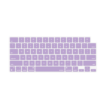 Keyboard Cover Skin For MacBook Air Pro 13 13.6 14 15.3 16 A2442 A2779 A2485 A2780 A2681 A2941 M1 M2 2021 to V324-A2681-KEY-PURPLE