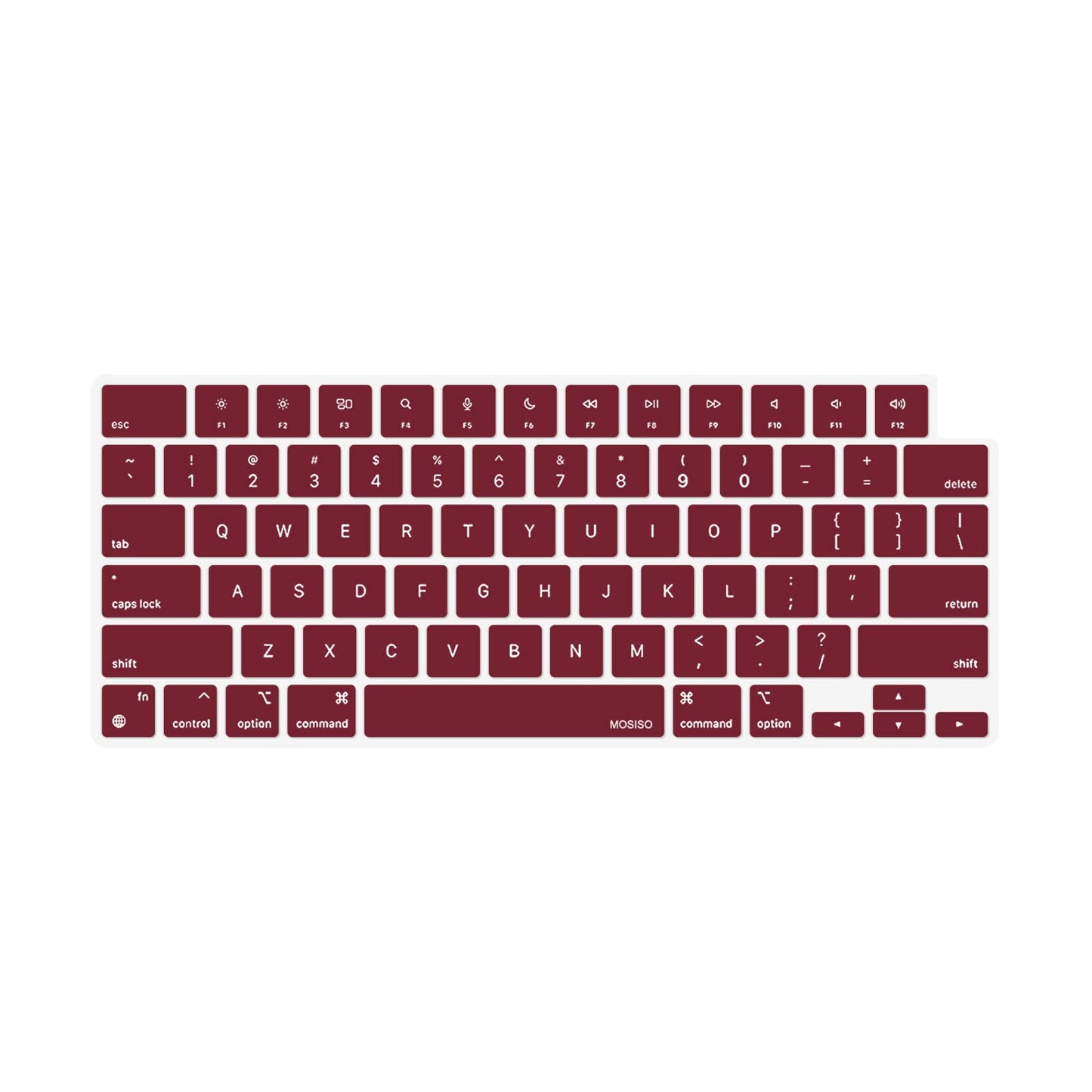 Keyboard Cover Skin For MacBook Air Pro 13 13.6 14 15.3 16 A2442 A2779 A2485 A2780 A2681 A2941 M1 M2 2021 to V324-A2681-KEY-WR