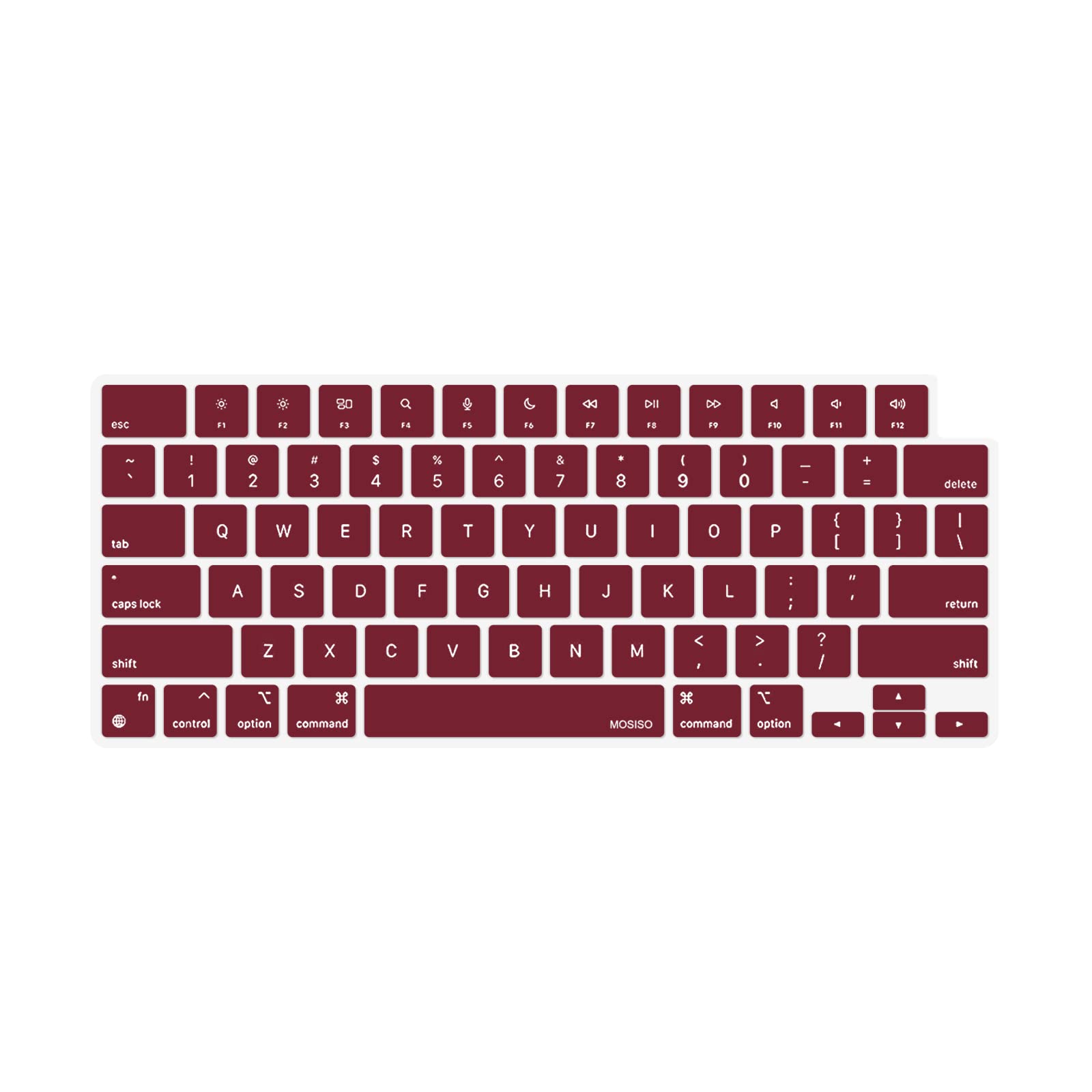 Keyboard Cover Skin For MacBook Air Pro 13 13.6 14 15.3 16 A2442 A2779 A2485 A2780 A2681 A2941 M1 M2 2021 to V324-A2681-KEY-WR