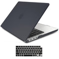 Suitable for 2023 2022 MacBook Air 13 inch case M2 Model A2681 Hard Shell Case Keyboard Cover Black V324-A2681-M-BLACK